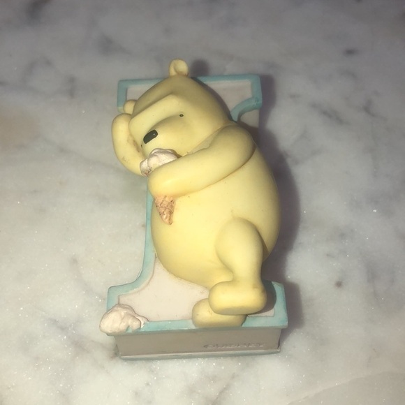 vtg 90s Disney Winnie The Pooh Pooh Bear Ceramic Letter ‘I’ Wall Decor - Picture 2 of 5